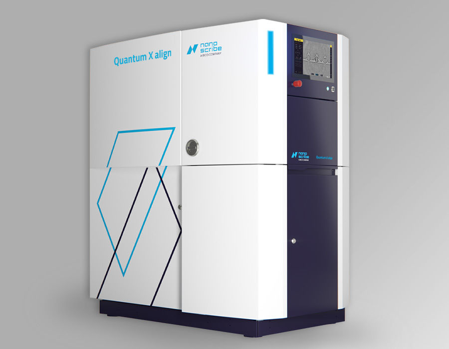 Our Quantum X align system with its revolutionary technology 3D printing by 2GL® and equipped for Aligned Two-Photon Lithography